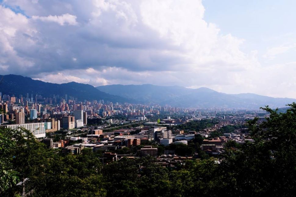 Medellin panorama na miasto